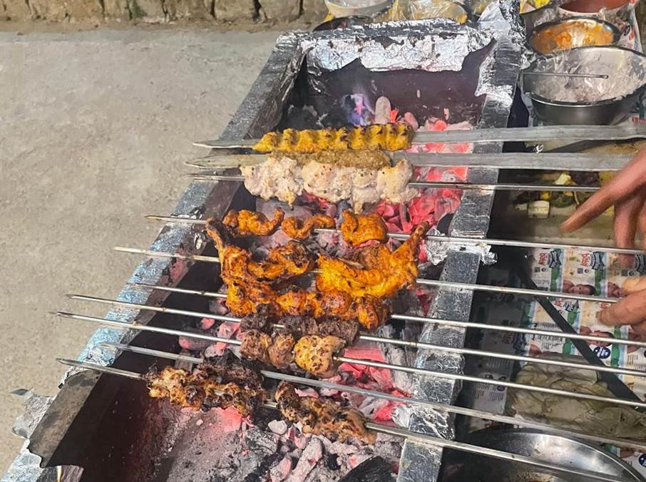 bbq-skewers-grill-closeup-shepherds-dharamshala