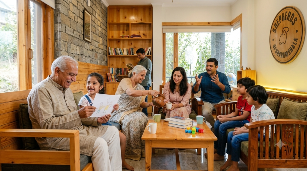multi generational family villa dharamshala